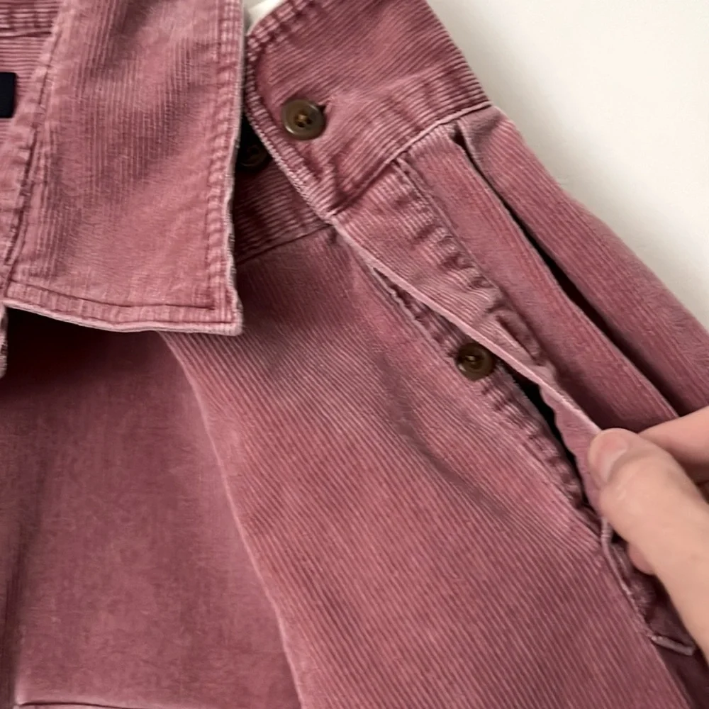 Lands’End Pocketed Corduroy Shirt Shacket XL - Picture 6 of 15